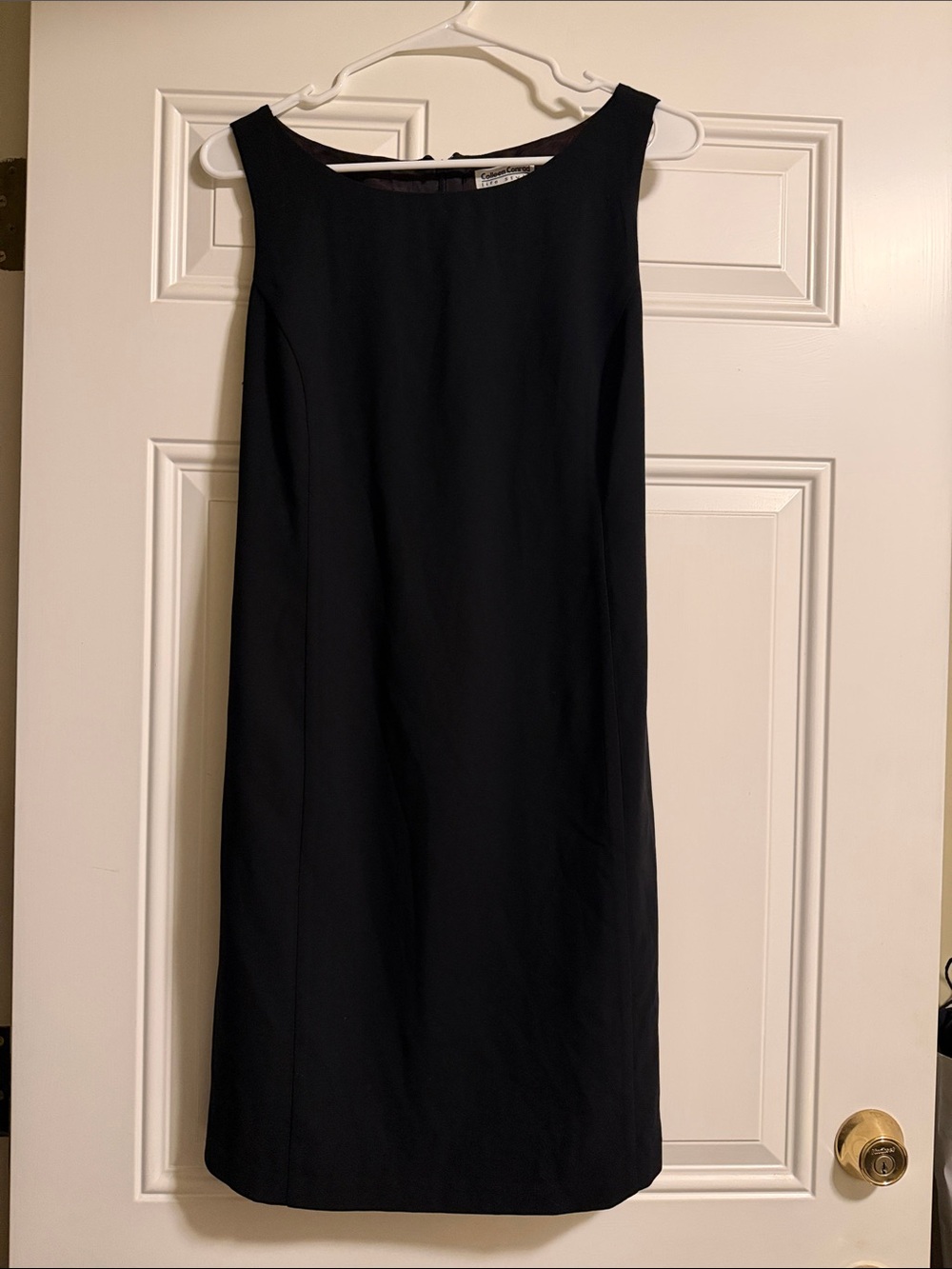 Timeless Black Sleeveless Shift Dress